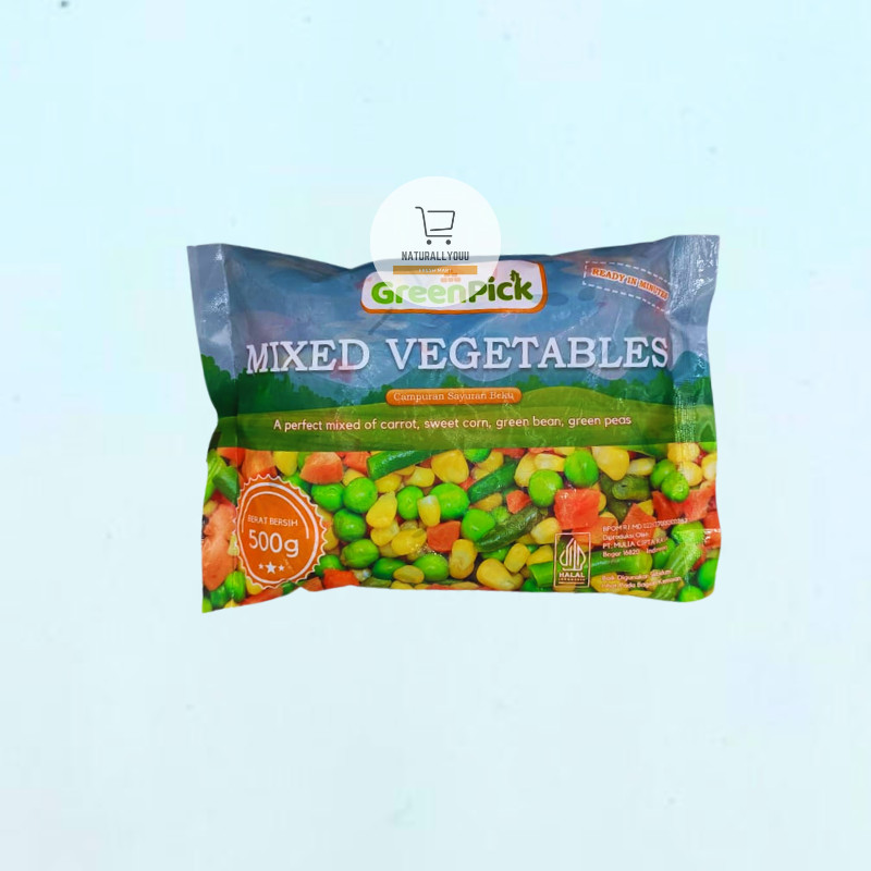 

Greenpick Frozen Mixed Vegetable 500gr