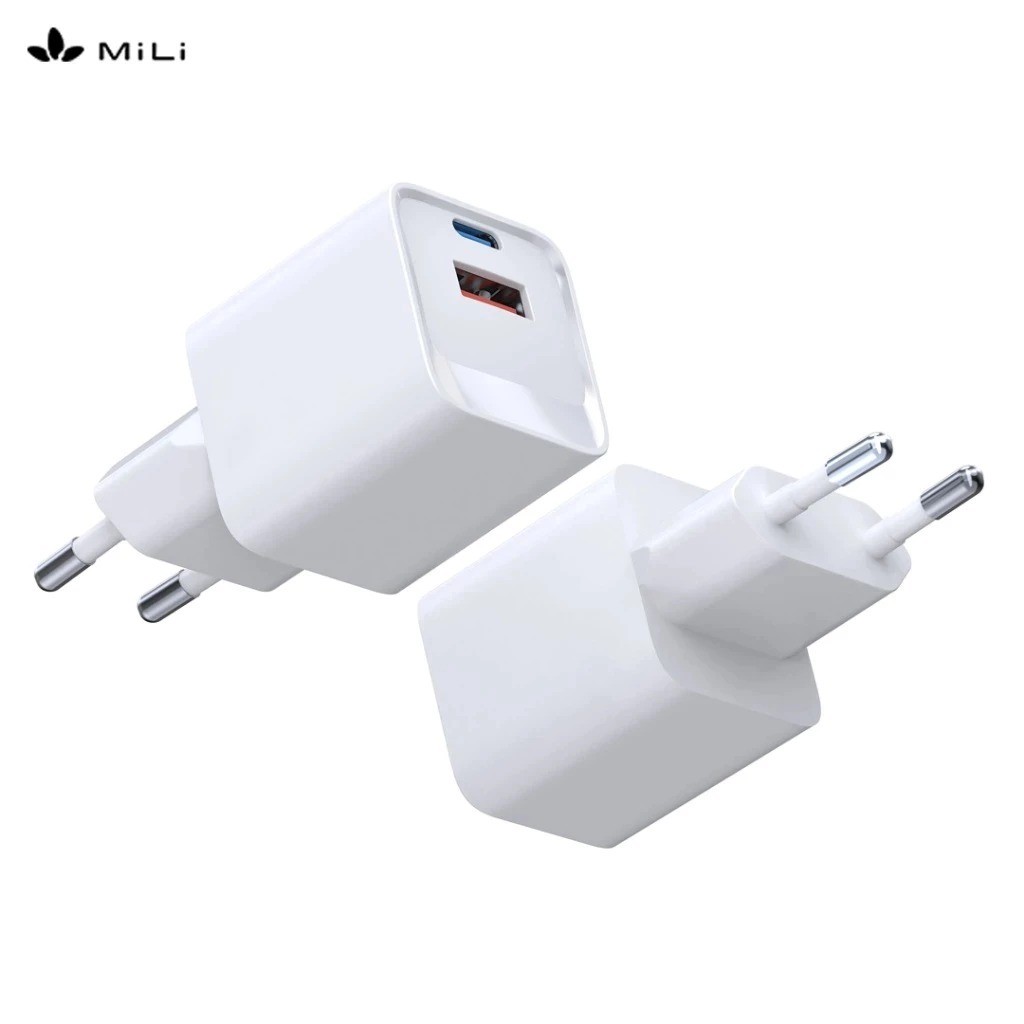 MiLi Adaptor Charger Kabel USB-A type C 20W/33W/65W