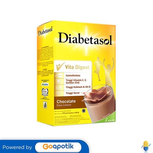 

Diabetasol Vita Digest Rasa Cokelat 570 Gram Box