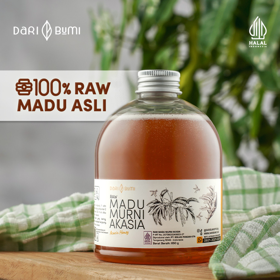 

Dari Bumi Madu Murni Akasia 650 Gr Raw Honey Asli Premium