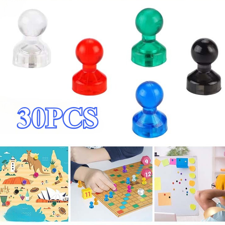 

Magnet Neodymium Magnet Papan Tulis 30Pcs Magnet Kulkas Lucu Memo Tulis Kantor Pin Note Magnetic