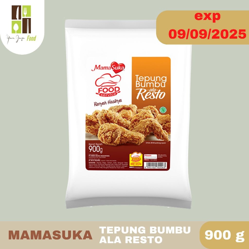 

Mamasuka Tepung Bumbu Krispy Ala Resto 900 GR