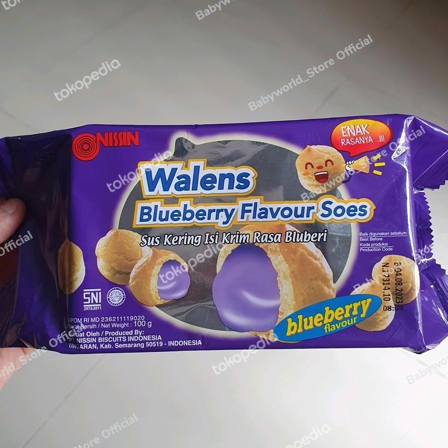 

Nissin Walens Soes Sus Kering Rasa BLUEBERRY 100gr