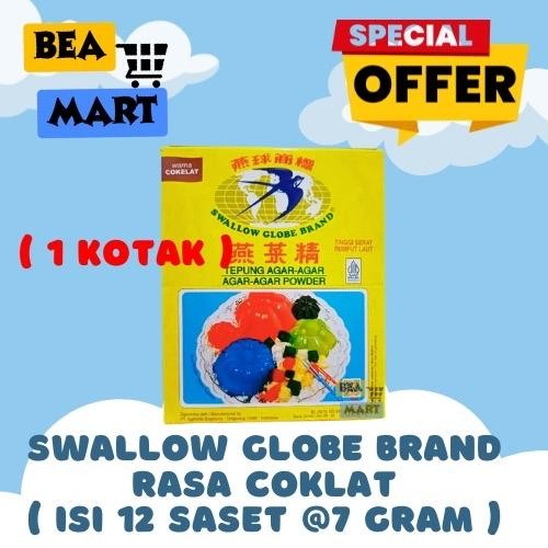

Agar Agar Swallow Globe Brand COKLAT 7gr | Tepung Agar / Bubuk Agar Agar / Rumput Walet Agar Agar Instant Powder Saset Sachet Cokelat 7 gr gram