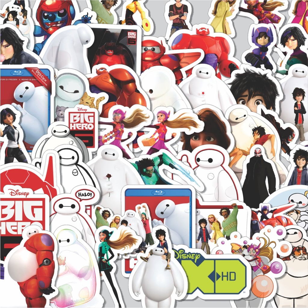 

Stiker Cutting Pack Stiker Disney Series Big Hero 6 Karakter Mix 2 Isi 100Pcs Series Aesthetic Lucu Keren Untuk Koper Bahan Vynil