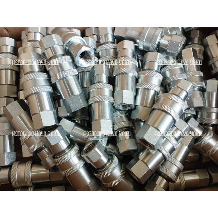 Coupler Hidrolik / Quick Hydraulic 1/4" BSP