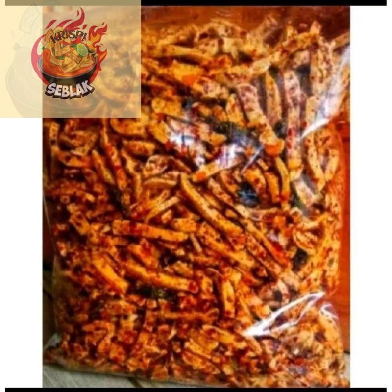 

(Seblak krispi) Basreng Stik Pedas Daun Jeruk 1kg//Basreng viralll