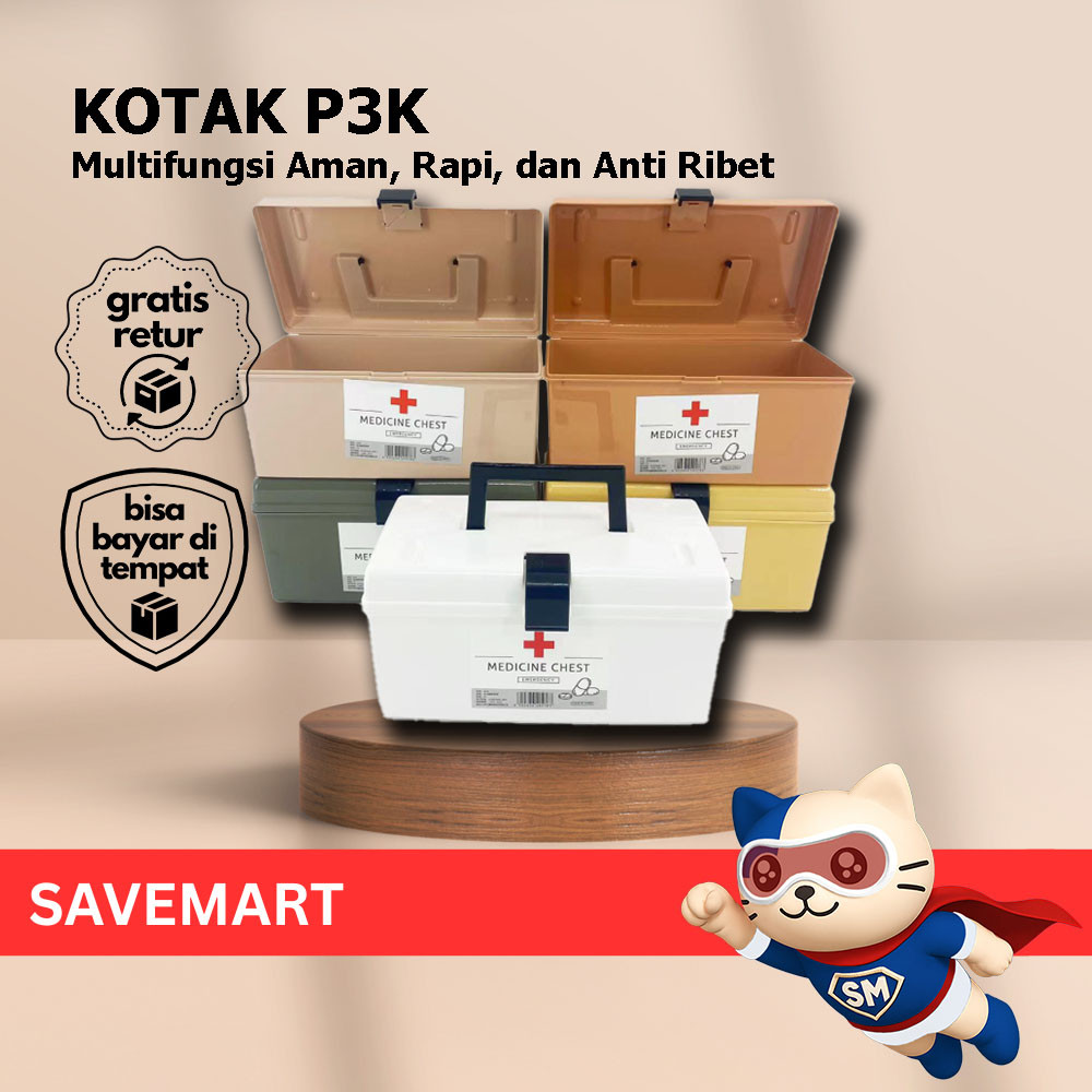 Kotak P3K Serbaguna Kotak Obat Medis Serbaguna Penyimpanan Obat Kotak P3K Portable