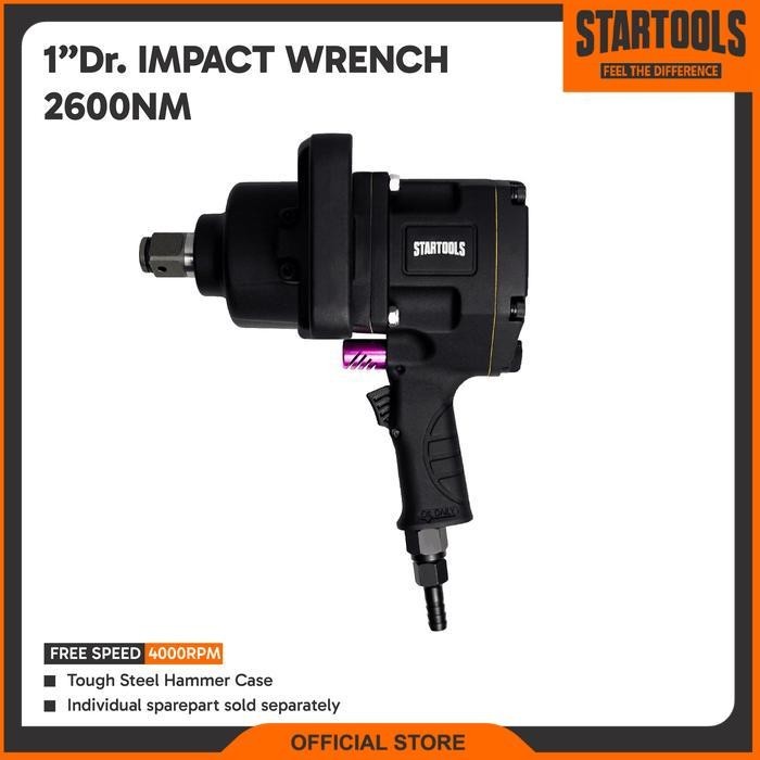 Startools Air Impact Wrench Angin Pneumatic 1" inch Torque Torsi 2600Nm Heavy Duty Pistol