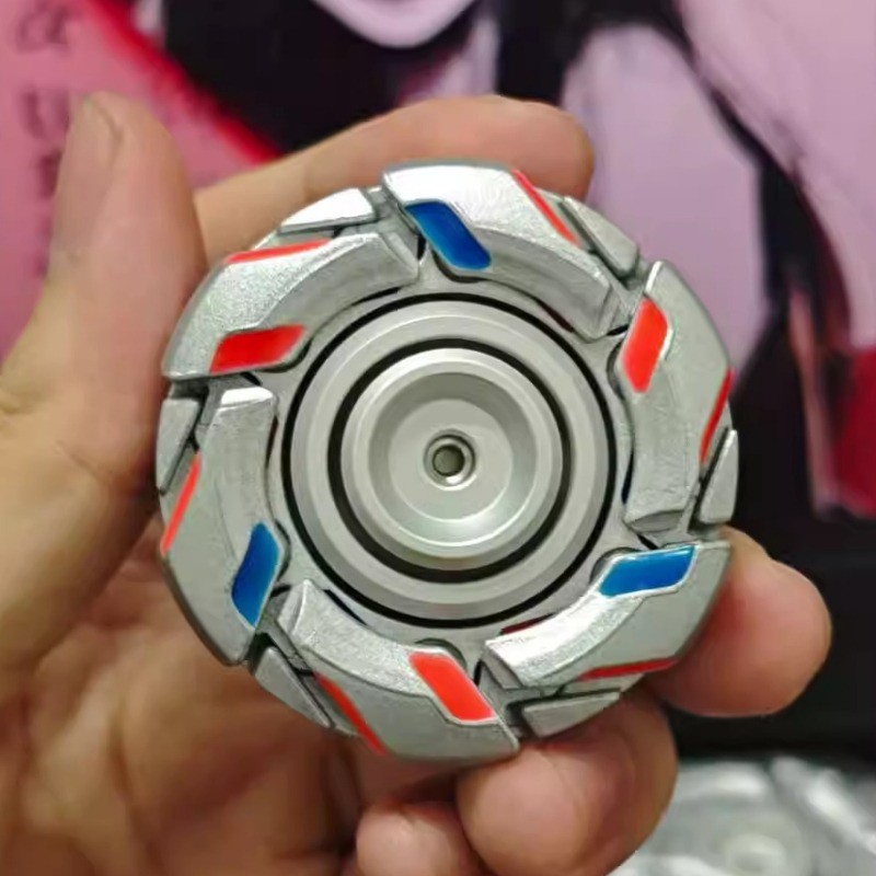 Open Armor Luminous Fidget Spinner EDC Metal GoBiggeR Spinning Top Tip Gyro Stress Reducing Toys Rot