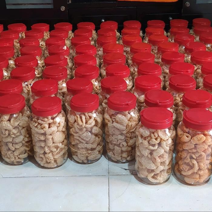 

Kerupuk Kulit Babi Kerubi B2 Garing Gurih Renyah Kerupuk B2 Toples 2liter - Toples 2 liter, Asin Gurih