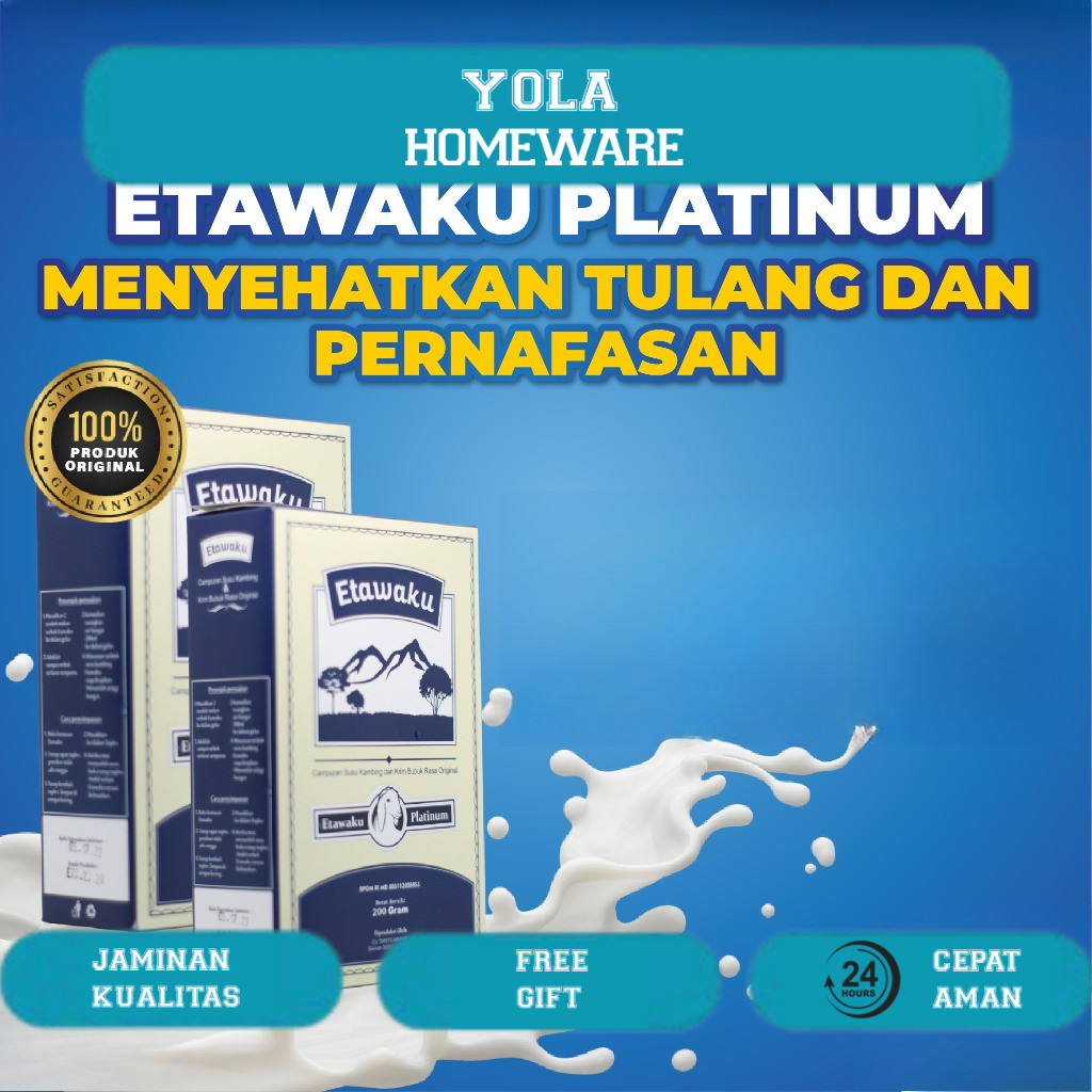 

Susu Kambing Etawaku Platinum Paket 2 Box - Mengobati Nyeri Sendi Tulang dan Sesak Nafas