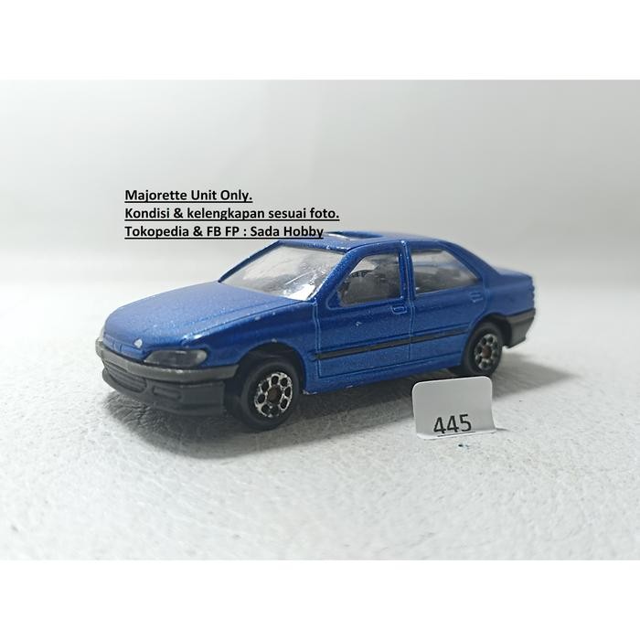 AD99 Diecast Majorette Peugeot 406 Sedan Biru Loose