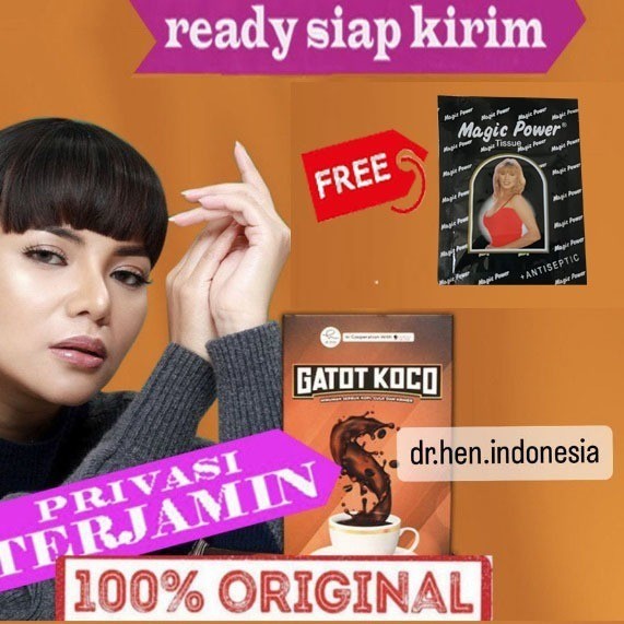 

dR HEN - Kopi Gatot Koco Exp 0925 ( 1 BOX = 5 SACHET )