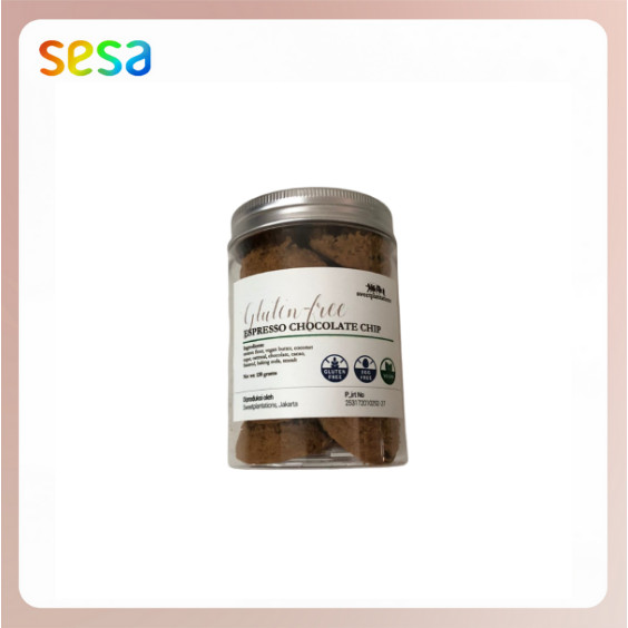 

SWEET PLANTATIONS GF Chocolate Chip Espresso 120gr - Gluten FREE