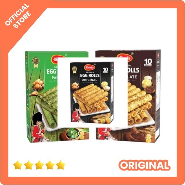 

MONDE EGG ROLL SERENA 70Gr / MONDE EGG ROLL PANDAN / MONDE EGG ROLL ORIGINAL / MONDE EGG ROLL COKLAT