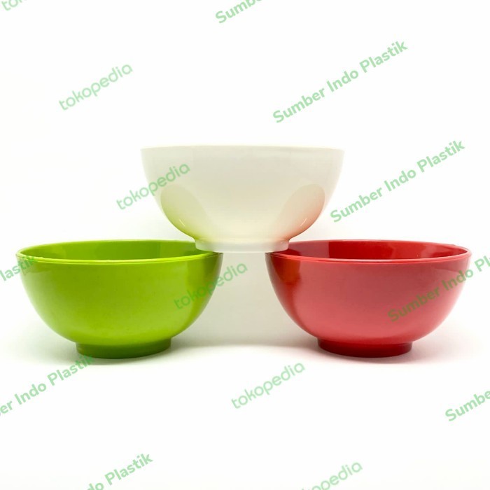 MANGKOK PLASTIK KUAH KECIL 2060AS - Putih
