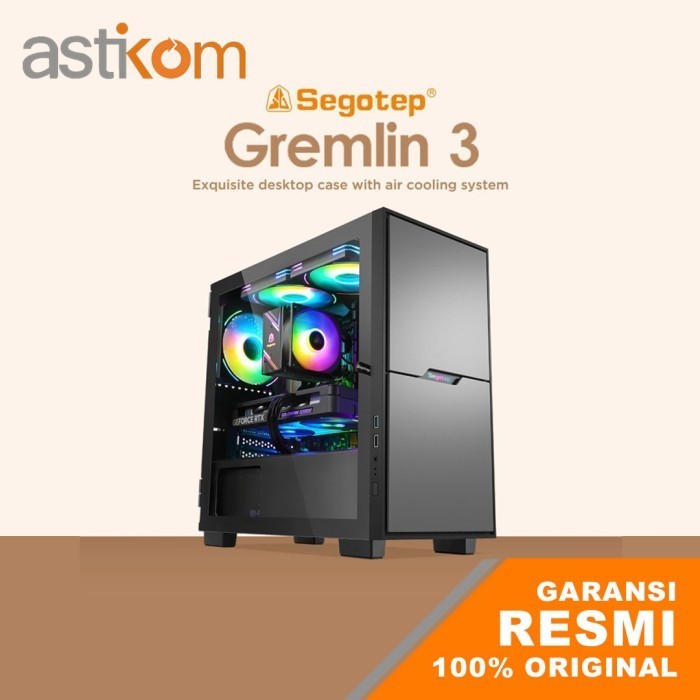 Casing PC Segotep Gremlin 3 Black M-ATX