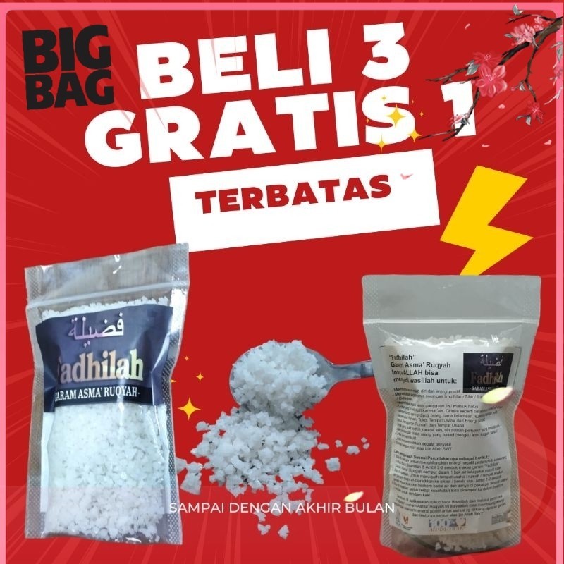 

[BigBag] garam ruqyah fadhilah rukiyah khasiat original asma 200 gram