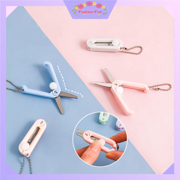 

FASHION FAIR 5771 Gunting Lipat Mini Portable / Pemotong Kertas Paper Cutter / Gunting Lipat Macaron / Gantungan Kunci Gunting Mini