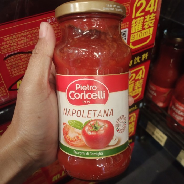 

Pietro Coricelli Napoletana 350gr - Saus Pasta