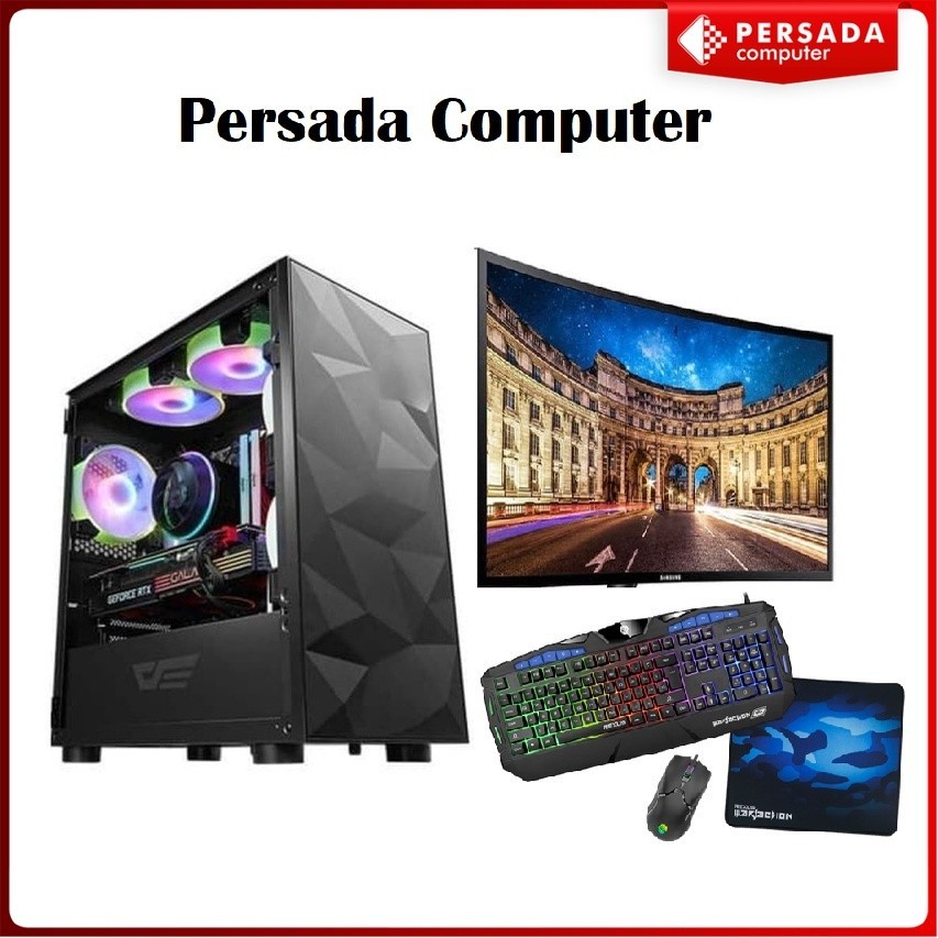 FUllSet PC GAMING AMD RYZEN 7 5700G I 16GB I 1TB I NVME 256GB  I LED 24"