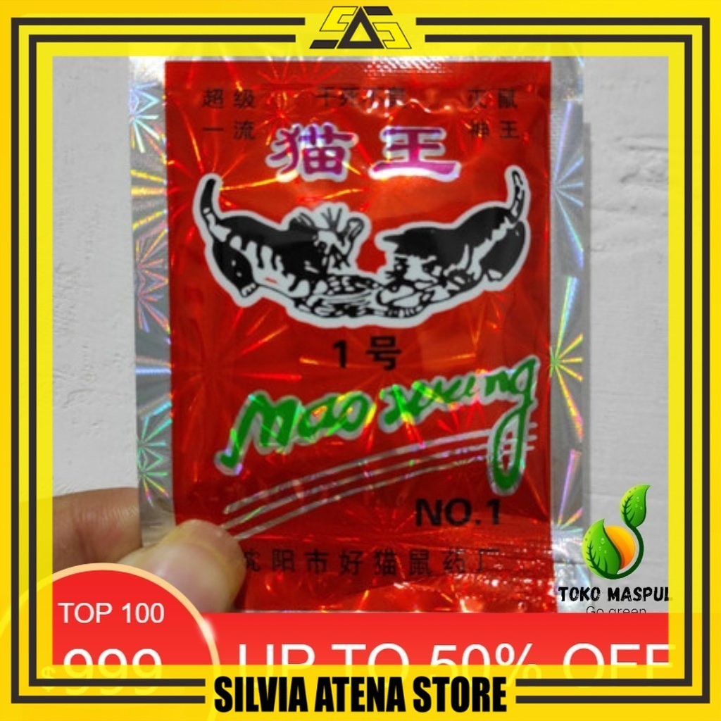 SILVIA ATENA STORE-Racun Tikus Mao Wang Ampuh Anti Pembasmi Maowang Mati Kering Tidak Bau-COD GRATIS