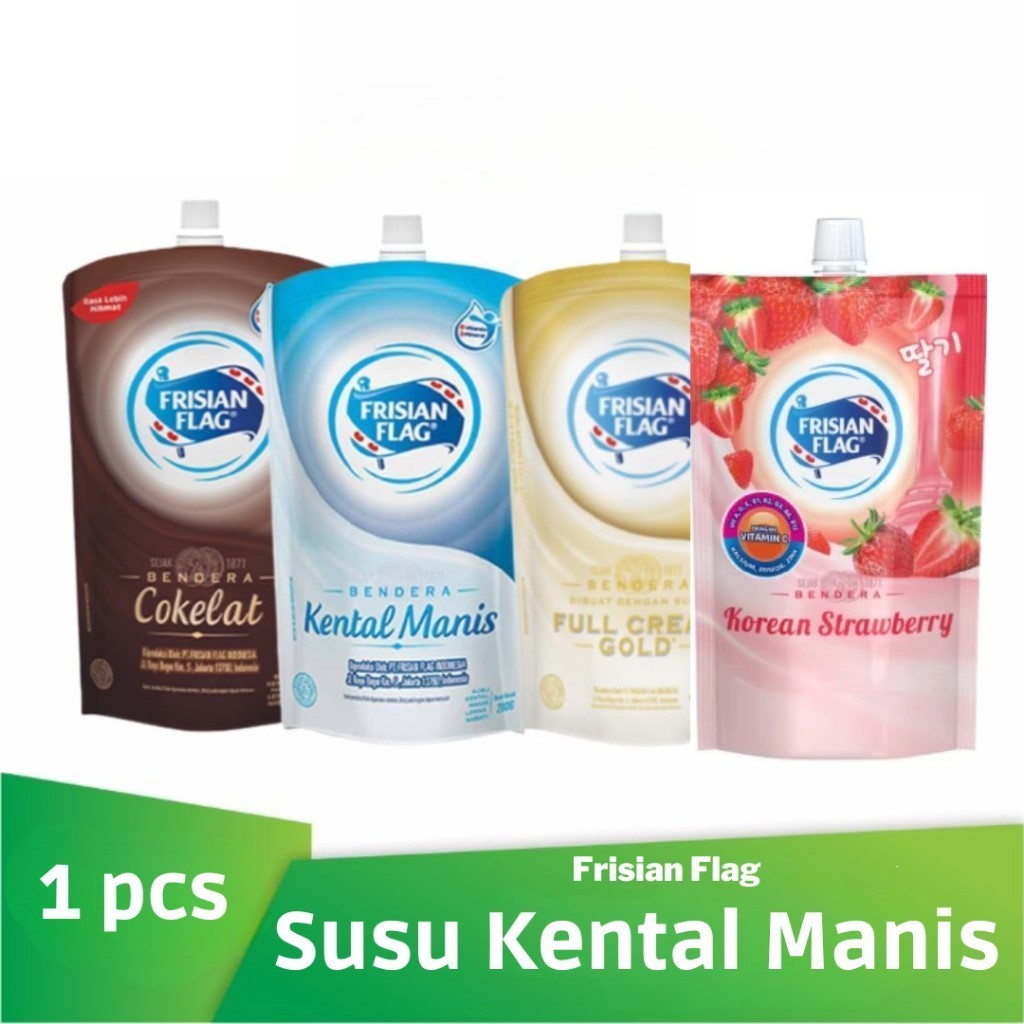 

Frisian Flag Bendera Kental Manis Pouch 280g & 260gr all varian