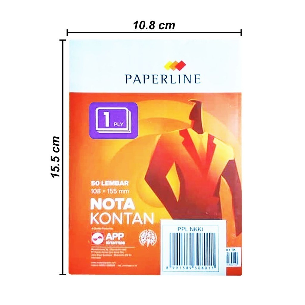 

Buku Nota Kontan Nota Lunas Paperline Kecil