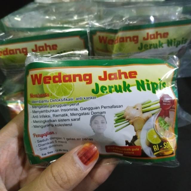 

Wedang Jahe Jeruk Nipis RI Solo isi 10 pcs