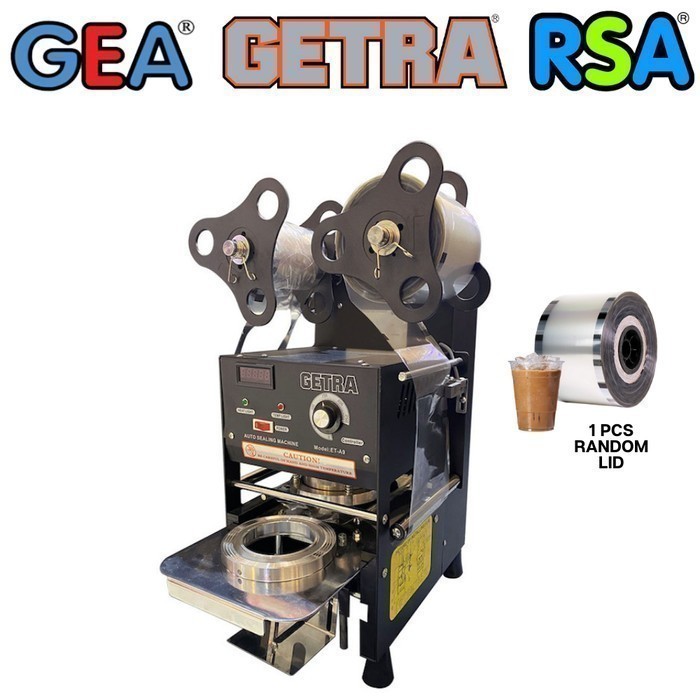 CUP SEALER GETRA ET-A9 MESIN PRESS GELAS PLASTIK SEMI OTOMATIS 22OZ - GETRA