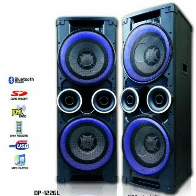 SPEAKER AKTIF PASIF DAT DP 122 GL / DP122GL ORIGINAL DAT