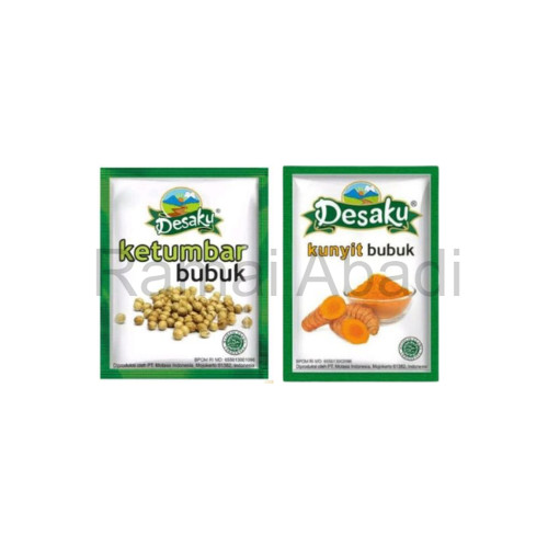 

DESAKU KUNYIT & KETUMBAR RENTENG ISI 12PCS BUMBU MASAK DAPUR | BUMBU BUBUK