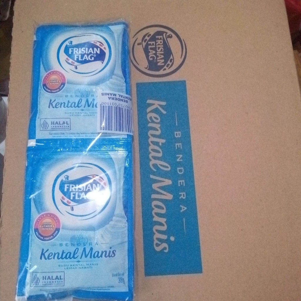 

FRISIAN FLAG Bendera Kental Manis Sachet 38gr [ 1pack/6 sachet ]