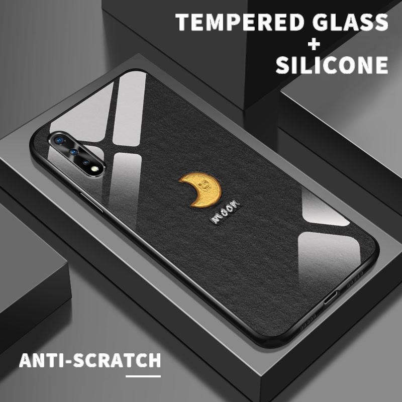 Hard Case For IQOO Neo U5x Z6 5G Z7i Glass Kaca Slikon Back Artistic Painting Sun Painting Sun Phone