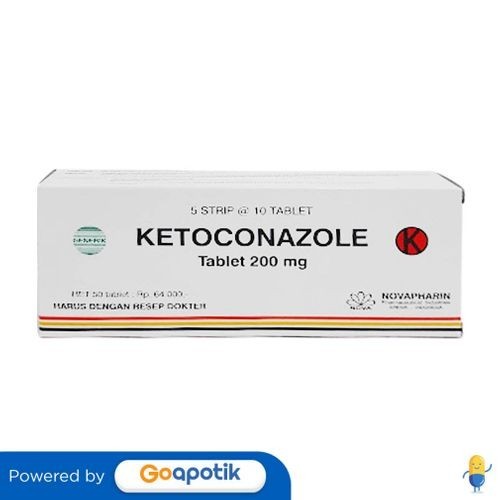 Ketoconazole Novapharin 200 Mg Box 50 Tablet
