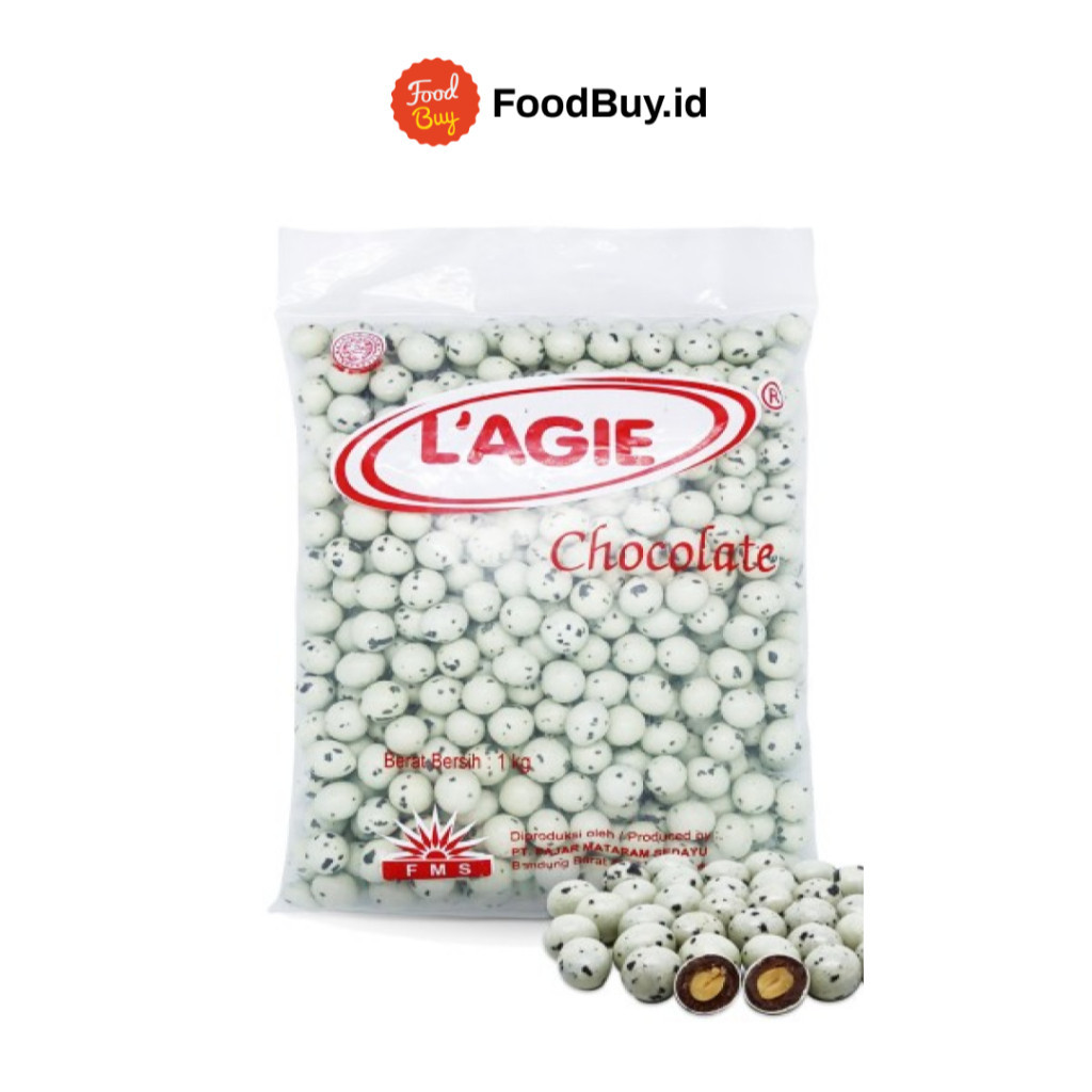 

Lagie Planet Cokelat Compound Susu Isi Kacang Tanah 1000gr