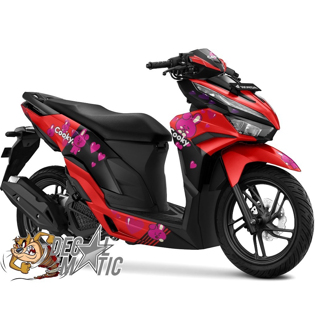 Stiker Vario 125 2022 NEW Full Body Decal Full Body Motor Honda Vario 125 New 2023 2024 BTS Cooky