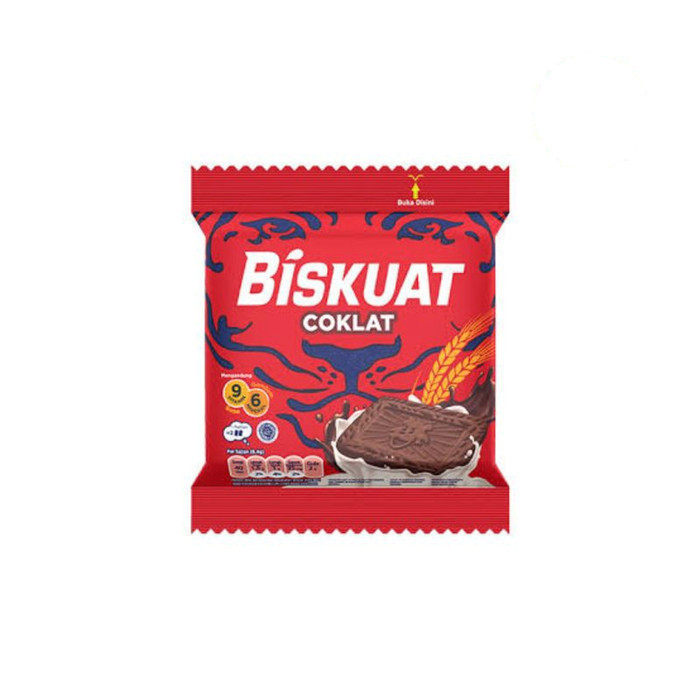 

Biskuat Biskuit Coklat 8.4g Isi 10pcs Cemilan Murah dan Enak