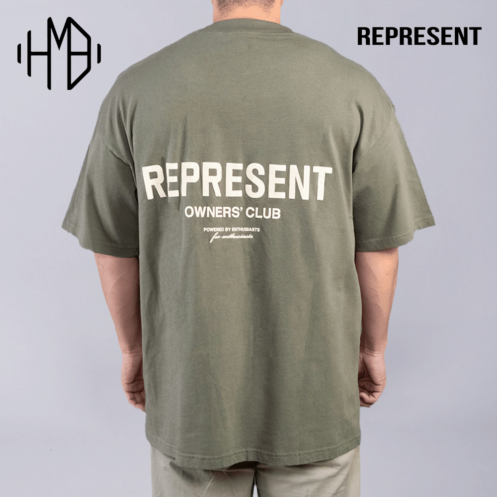 Represent Owners Club Tee Olive 100% Authentic