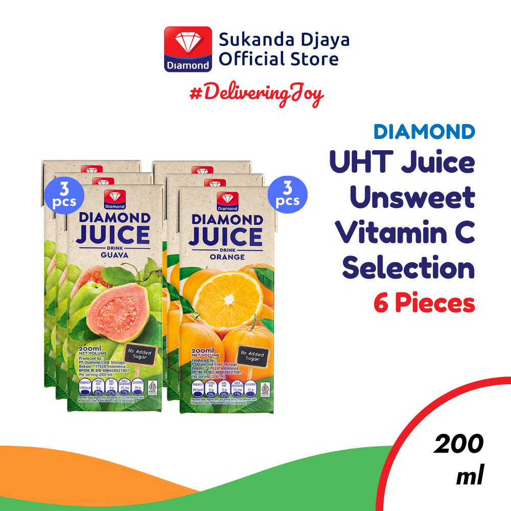 

Diamond UHT Juice 200 Ml Vitamin C Selection ISI 3