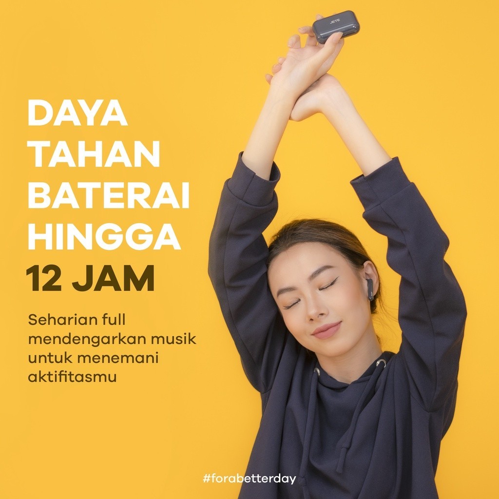 EARPHONE WIRELESS JETE TWS-T3