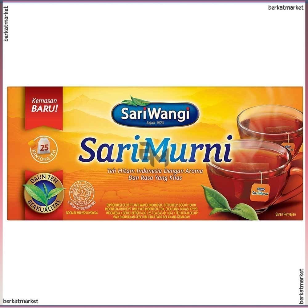 

Sari Murni Sariwangi Teh Celup Isi 25 50 Kantong Merah Hitam Hijau Mawar Milk Tea Bag Leaf Sari Murni Asli Pekat 30 100 1 Dus Sachet Renceng Kediri