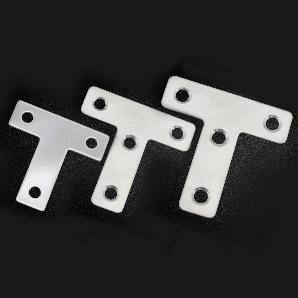 10 Pcs Plat Siku Corner/ /Siku Connector/Konektor Siku T /Plat Siku T/ Konektor T Stainless Steel/Co