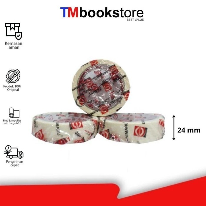 

MASKING TAPE 1INC (24X21M) DAIMARU TMBOOKSTORE