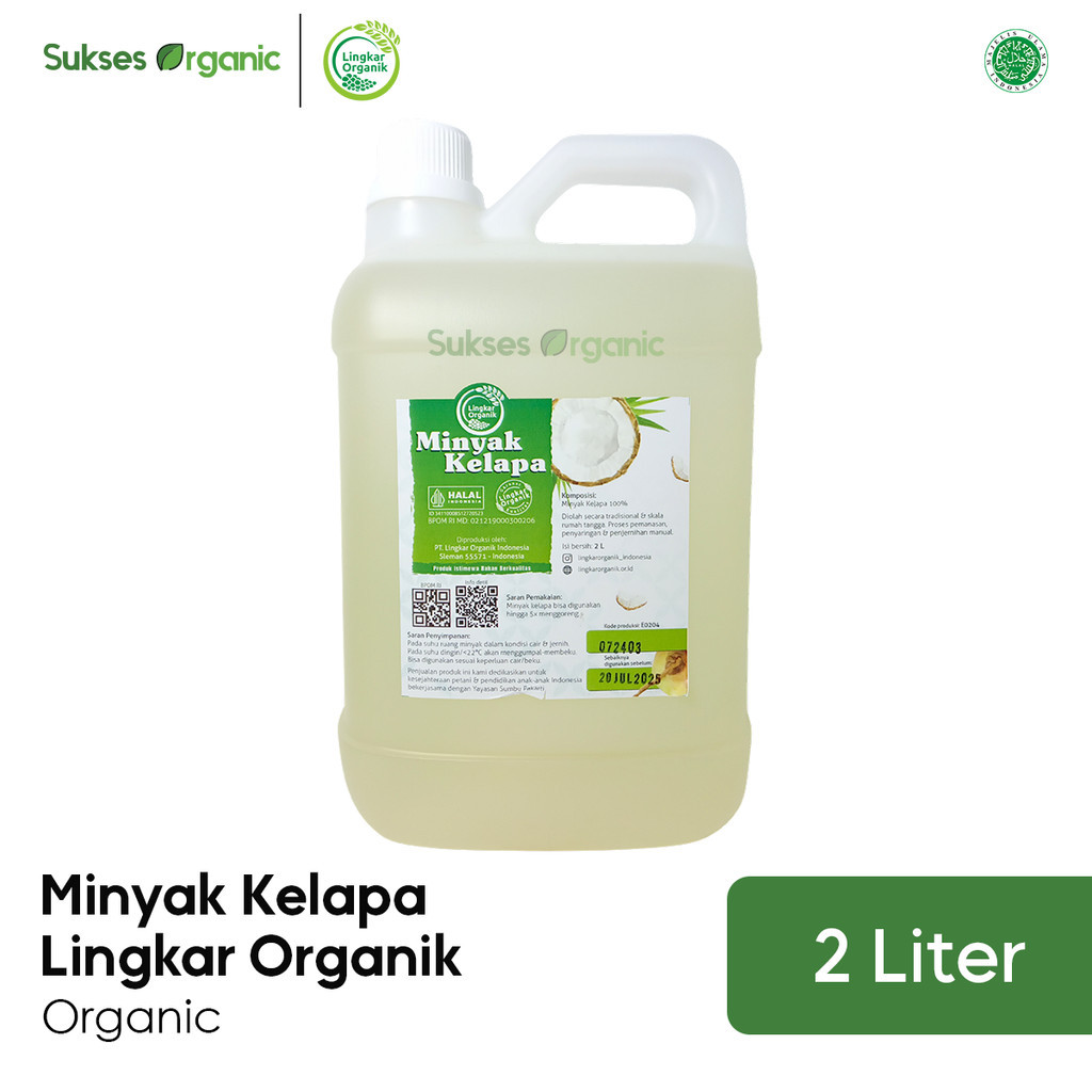 

Minyak Kelapa | Lingkar Organik | 2000ml