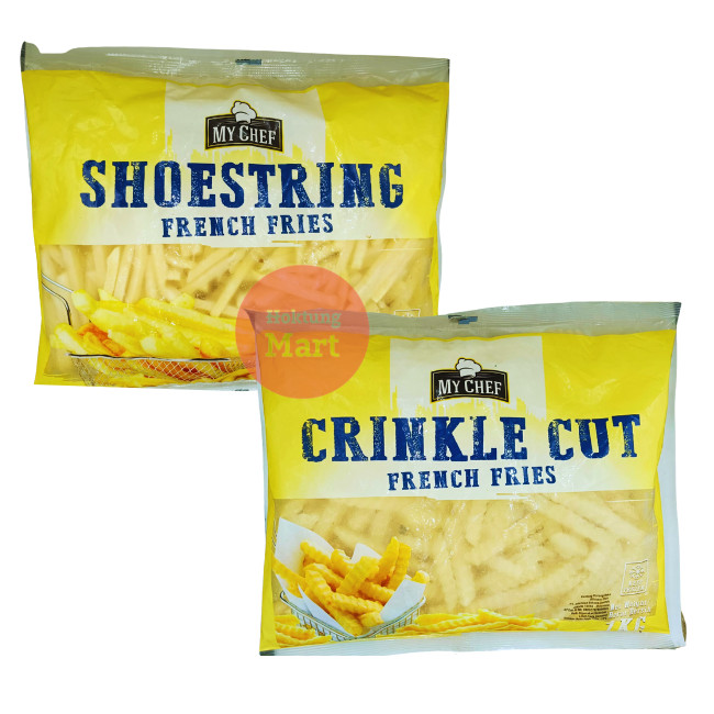 

MyChef Kentang Goreng Shoestring / Crinkle 1kg French Fries My Chef