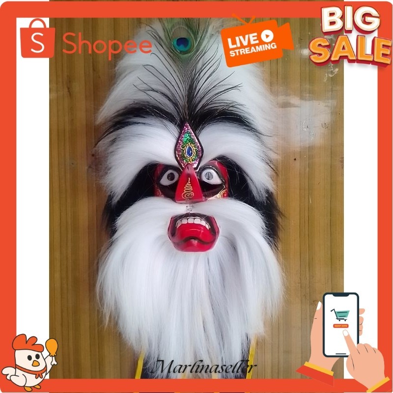 topeng ganong pakem/ganongan pakem/bujang ganong termurah MRL