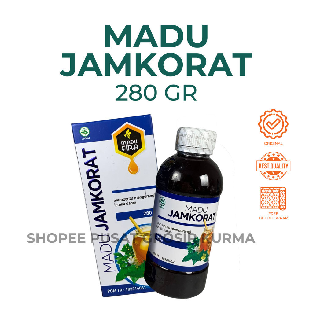 

MADU JAMKORAT HERBAL OBAT ASAM URAT DAN KOLESTEROL ORIGINAL MADU FIRA 280gr