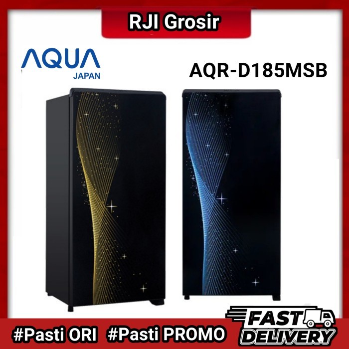 KULKAS AQUA AQRD-185MSB AQRD 185 MSB LEMARI ES 1 PINTU